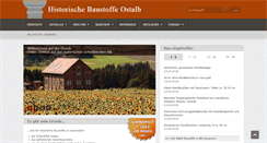 Desktop Screenshot of historische-baustoffe-ostalb.de